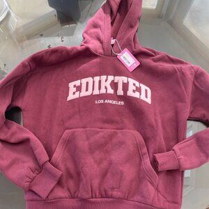 EDIKTED  la hoodie - burgundy